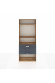 Arges Dolap 3 Raflı 3 Çekmeceli 88x30x221 - S30M084V8A