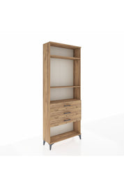 Arges Dolap 3 Raflı 3 Çekmeceli 88x30x221 - S30M084V9A