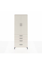 Arges Dolap 2 Raflı 4 Çekmeceli Tek Askılı 88x30x221 - S30M085V1A