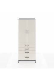 Arges Dolap 3 Raflı 4 Çekmeceli 2 Kapaklı 88x30x221 - S30M086V4A