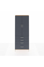 Arges Dolap 3 Raflı 4 Çekmeceli 2 Kapaklı 88x30x221 - S30M086V8A