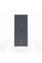 Arges Dolap 2 Raflı 4 Çekmeceli Tek Askılı 88x30x221 - S30M088V2A