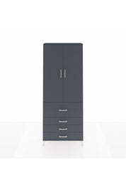 Arges Dolap 2 Raflı 4 Çekmeceli Tek Askılı 88x30x221 - S30M088V5A