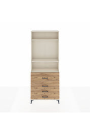 Arges Dolap 3 Raflı 4 Çekmeceli 88x30x221 - S30M090V3A