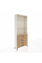 Arges Dolap 3 Raflı 4 Çekmeceli 88x30x221 - S30M090V3A