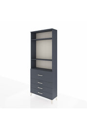 Arges Dolap 3 Raflı 4 Çekmeceli 88x30x221 - S30M090V5A