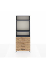 Arges Dolap 3 Raflı 4 Çekmeceli 88x30x221 - S30M090V6A
