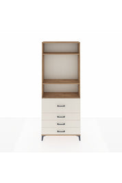 Arges Dolap 3 Raflı 4 Çekmeceli 88x30x221 - S30M090V7A