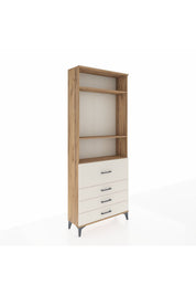 Arges Dolap 3 Raflı 4 Çekmeceli 88x30x221 - S30M090V7A