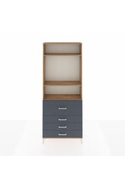 Arges Dolap 3 Raflı 4 Çekmeceli 88x30x221 - S30M090V8A