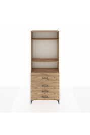 Arges Dolap 3 Raflı 4 Çekmeceli 88x30x221 - S30M090V9A