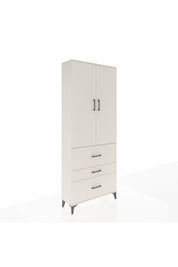 Arges Dolap 2 Raflı 3 Çekmeceli Tek Askılı 88x30x221 - S30M091V1A