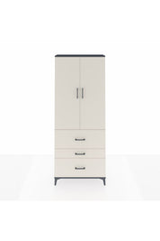 Arges Dolap 2 Raflı 3 Çekmeceli Tek Askılı 88x30x221 - S30M091V4A