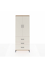 Arges Dolap 2 Raflı 3 Çekmeceli Tek Askılı 88x30x221 - S30M091V7A