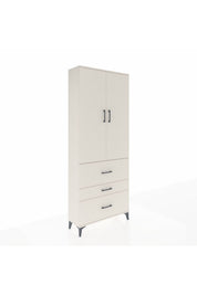 Arges Dolap 3 Raflı 3 Çekmeceli 2 Kapaklı 88x30x221 - S30M092V1A