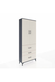 Arges Dolap 3 Raflı 3 Çekmeceli 2 Kapaklı 88x30x221 - S30M092V4A