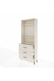 Arges Dolap 3 Raflı 3 Çekmeceli 88x30x221 - S30M093V1A