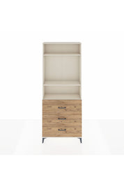 Arges Dolap 3 Raflı 3 Çekmeceli 88x30x221 - S30M093V3A