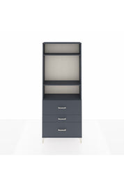 Arges Dolap 3 Raflı 3 Çekmeceli 88x30x221 - S30M093V5A