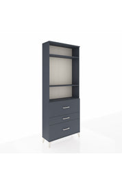 Arges Dolap 3 Raflı 3 Çekmeceli 88x30x221 - S30M093V5A