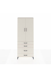 Arges Dolap 2 Raflı 4 Çekmeceli Tek Askılı 88x30x221 - S30M094V1A