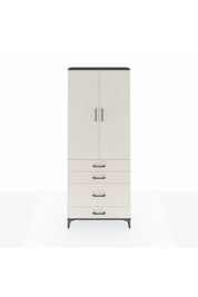 Arges Dolap 2 Raflı 4 Çekmeceli Tek Askılı 88x30x221 - S30M094V4A