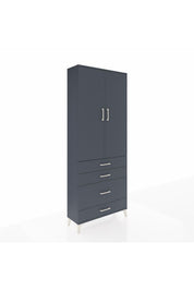 Arges Dolap 2 Raflı 4 Çekmeceli Tek Askılı 88x30x221 - S30M094V5A