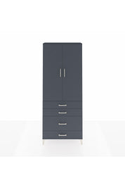 Arges Dolap 2 Raflı 4 Çekmeceli Tek Askılı 88x30x221 - S30M094V5A