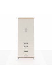 Arges Dolap 2 Raflı 4 Çekmeceli Tek Askılı 88x30x221 - S30M094V7A