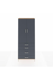Arges Dolap 2 Raflı 4 Çekmeceli Tek Askılı 88x30x221 - S30M094V8A