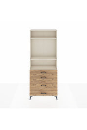 Arges Dolap 3 Raflı 4 Çekmeceli 88x30x221 - S30M096V3A