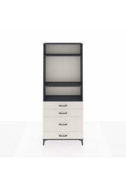 Arges Dolap 3 Raflı 4 Çekmeceli 88x30x221 - S30M096V4A