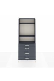 Arges Dolap 3 Raflı 4 Çekmeceli 88x30x221 - S30M096V5A