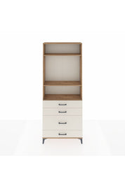 Arges Dolap 3 Raflı 4 Çekmeceli 88x30x221 - S30M096V7A