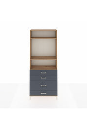 Arges Dolap 3 Raflı 4 Çekmeceli 88x30x221 - S30M096V8A