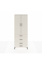 Arges Dolap 2 Raflı 4 Çekmeceli Tek Askılı 88x30x221 - S30M097V1A