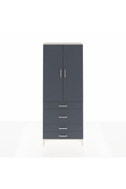 Arges Dolap 2 Raflı 4 Çekmeceli Tek Askılı 88x30x221 - S30M097V2A