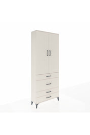 Arges Dolap 3 Raflı 4 Çekmeceli 2 Kapaklı 88x30x221 - S30M098V1A