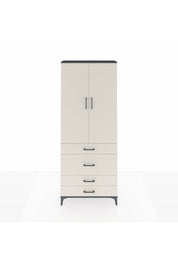 Arges Dolap 3 Raflı 4 Çekmeceli 2 Kapaklı 88x30x221 - S30M098V4A