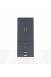 Arges Dolap 3 Raflı 4 Çekmeceli 2 Kapaklı 88x30x221 - S30M098V8A