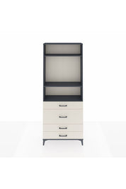 Arges Dolap 3 Raflı 4 Çekmeceli 88x30x221 - S30M099V4A