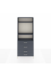 Arges Dolap 3 Raflı 4 Çekmeceli 88x30x221 - S30M099V5A