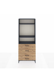 Arges Dolap 3 Raflı 4 Çekmeceli 88x30x221 - S30M099V6A
