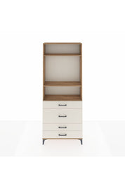 Arges Dolap 3 Raflı 4 Çekmeceli 88x30x221 - S30M099V7A