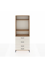 Arges Dolap 3 Raflı 4 Çekmeceli 88x30x221