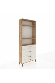 Arges Dolap 3 Raflı 4 Çekmeceli 88x30x221 - S30M099V7A