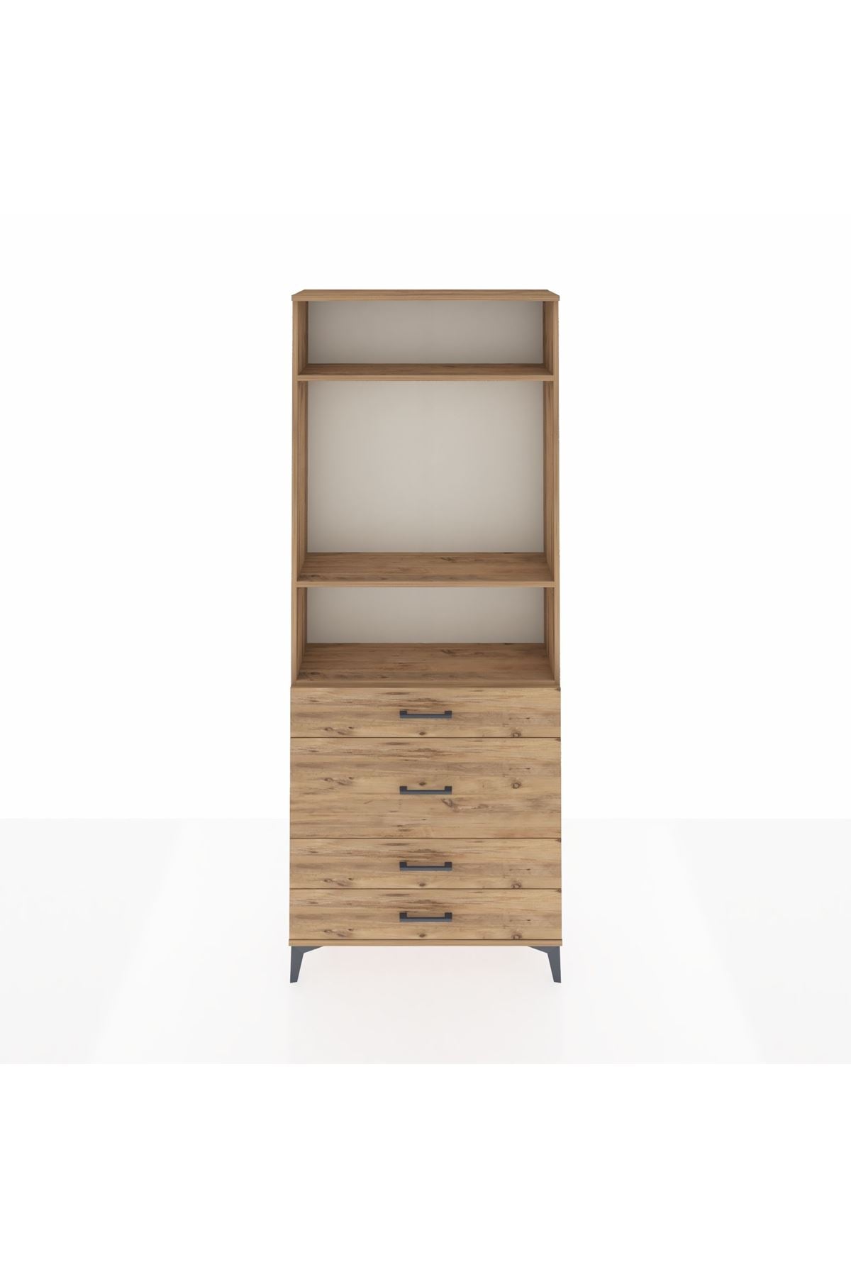 Arges Dolap 3 Raflı 4 Çekmeceli 88x30x221 - S30M099V9A