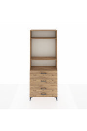 Arges Dolap 3 Raflı 4 Çekmeceli 88x30x221 - S30M099V9A