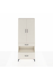 Arges Dolap 3 Raflı 2 Çekmeceli Tek Askılı 88x30x221 - S30M100V1A