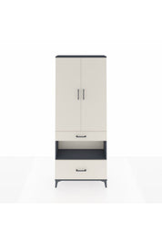 Arges Dolap 3 Raflı 2 Çekmeceli Tek Askılı 88x30x221 - S30M100V4A